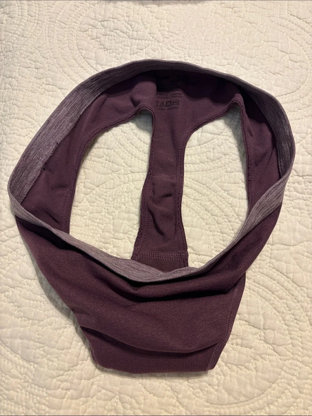 Hanes Women’s Seamless Thong - Plum - Size 5 Small